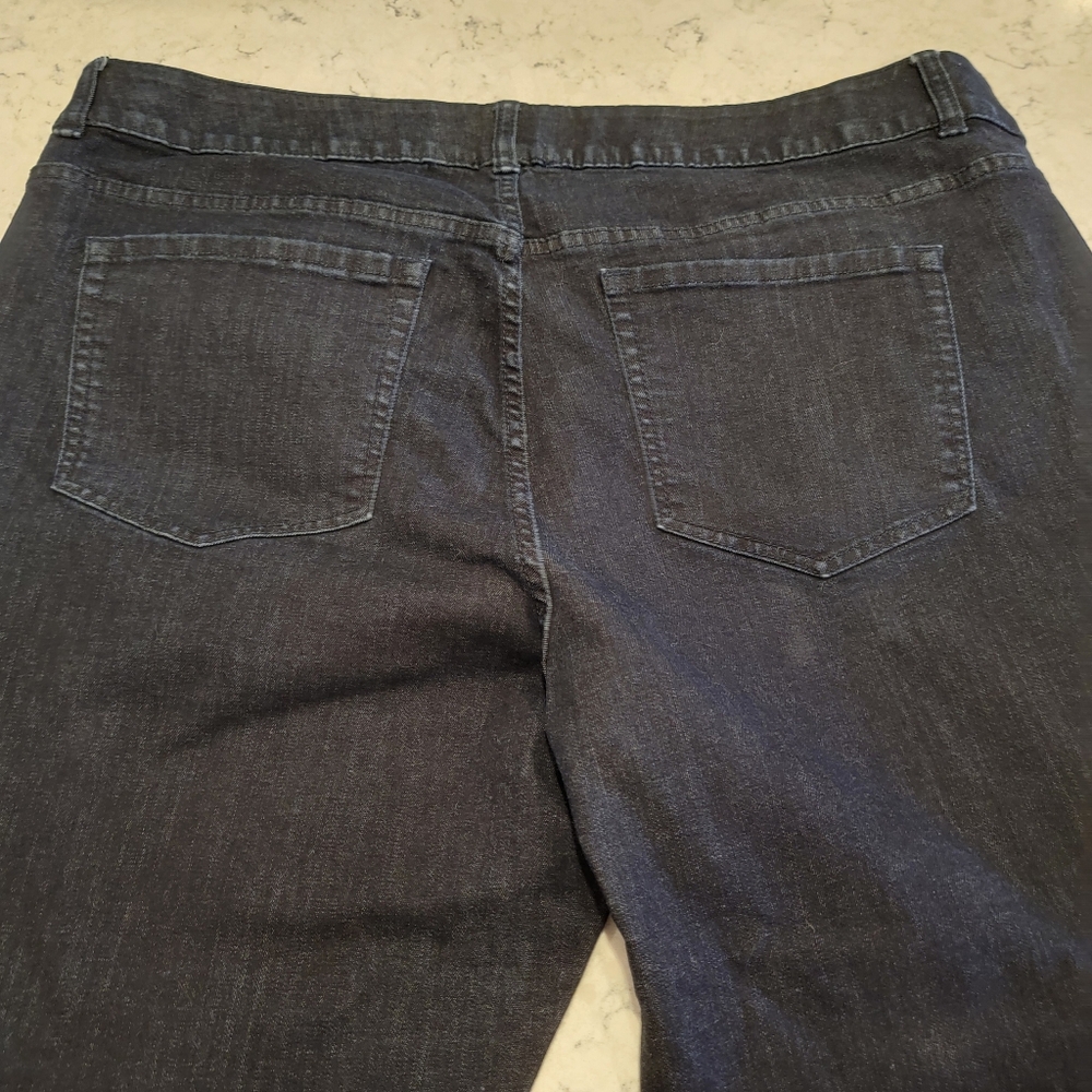 Venezia Lane Bryant Tummy Fit High-Rise Skinny Jean Dark Wash Size 24 S Like New - Picture 12 of 13